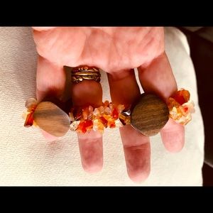 Stone and Wood Bracelet
